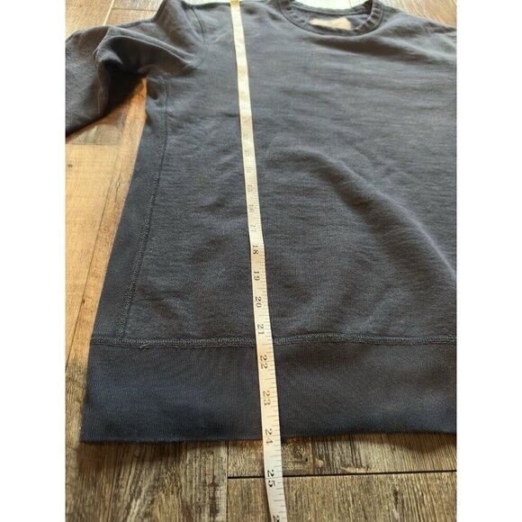 Reigning Champ Men's Brushed Terry Crewneck in Navy Size XS - Picture 6 of 7